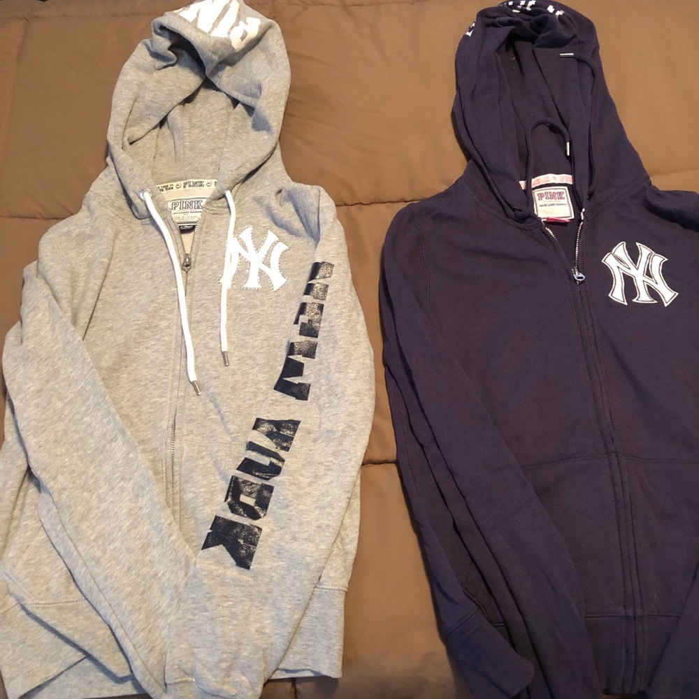 Victoria secret pink Yankee sweat jacket